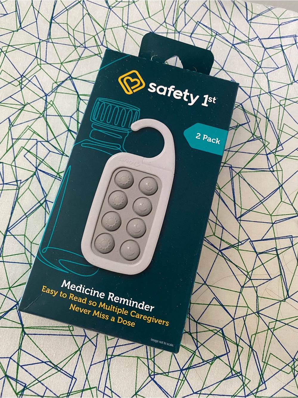 Safety 1st Gray Medicine Reminder 2-Pack - Medication Dose Alarm